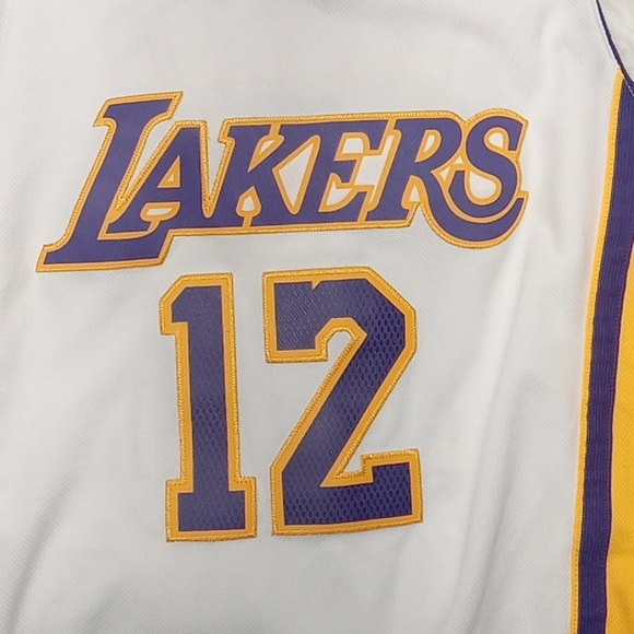 LOS ANGELES LAKERS HOWARD #12 NBA Basketball adidas Swingman Jersey  MEDIUM.✔️A1 - Picture 13 of 16